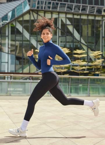 baleaf Women's Fleece Lined Leggings Thermal Water Resistant Legging High Waisted Winter Running Hiking Sports Trousers with Pockets Black XL — view 3
