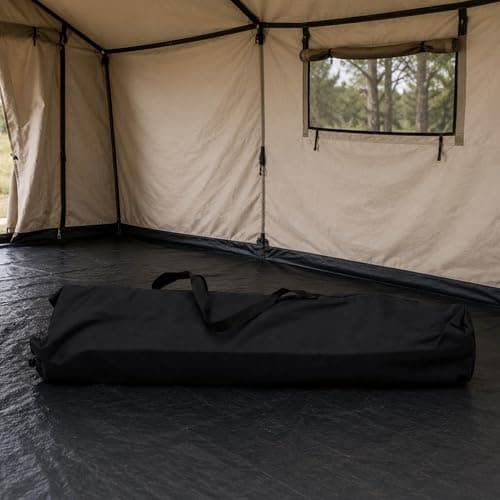 Oypla Heavy Duty Outdoor Folding Camping Bed Portable with Carry Bag — view 4