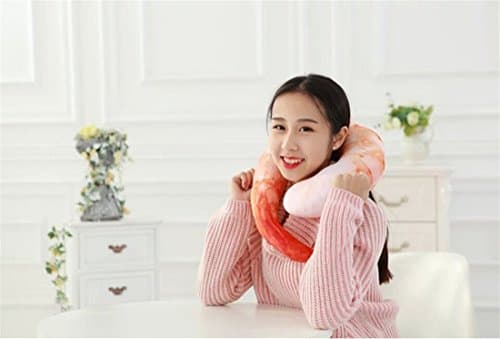 Latinaric Creative Neck Pillow U-shaped Pillow Shrimp — view 5