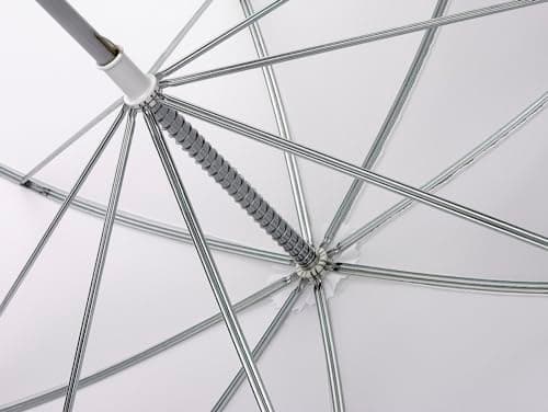 Fulton Fairway 3 White Women's Umbrella White One Size — view 4