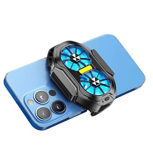 Cell Phone Cooling Fan Double-Fan Cell Phone Cooler with Clip