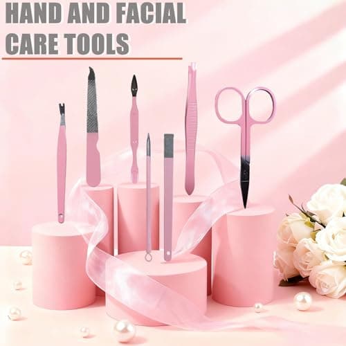 ILOVMUP 14PCS Small Manicure Set for Women, Nail Clippers with Travel Case — view 5