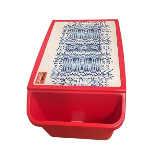 JMS we create smile Set of 2 - Plastic Activity Tray Portable Laptop Desk - Large Lap Table Multipurpose Travel Tray for Girls & Boys - (Red) — view 6