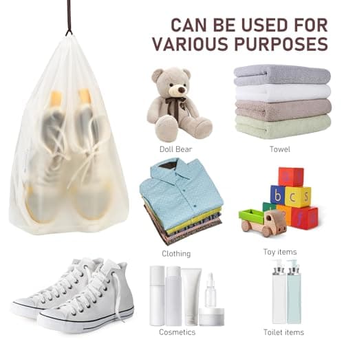 20 Pcs Travel Shoe Bags for Packing,Shoe Bags for Travel,Shoe Covers — view 3