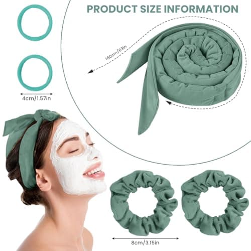 BUTBU Heatless Curlers Headband, 5PCS No Heat Hair-Curlers and Rollers — view 2