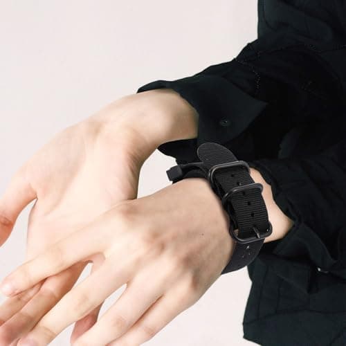 TOVINANNA Smart Watch Wrist Band Nylon Canvas Strap with Multi-Tool for Hiking and Travel — view 5