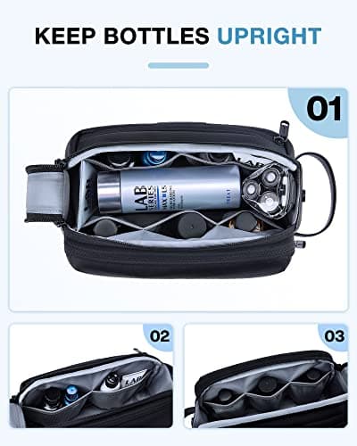 bagsmart Mens Wash Bag, Travel Toiletry Bag, Large Toiletries Organiser — view 4