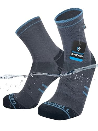 DexShell Waterproof Running Socks, Coolmax Lining, Turbulence Grey M