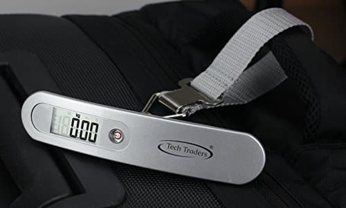 Tech Traders Portable Luggage Digital Travel Scale Weights 110 Pound/ 50 Kilogram With Backlit With Tare Function — view 4