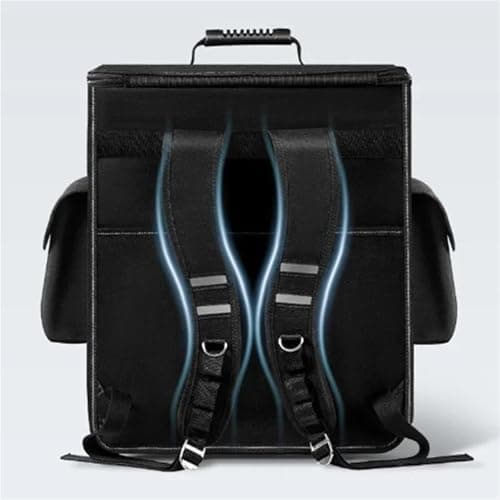 Tool Backpack Large Tools Backpack Professional Electrician Storage Bag Multifunctional Pocket Repair Kit Portable Organizer Suitcase(Buckle Style) — view 5