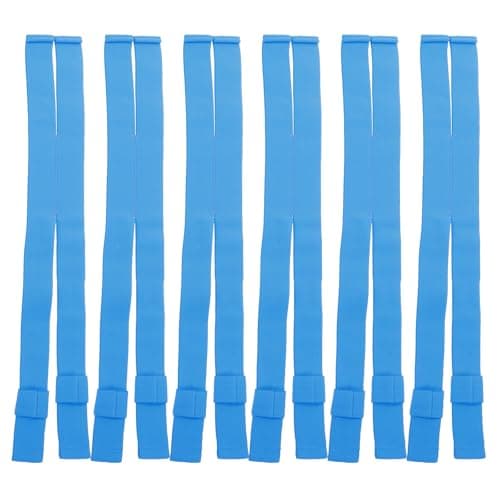 Cabilock Diving Mask Strap Replacement 6 Pack Nylon Rubber Elastic