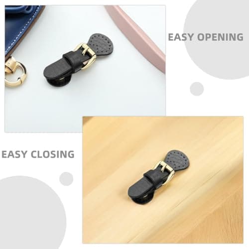 OHPHCALL 2pcs Magnetic Snap Button Repair Kit for Purses and Luggage with Pu Leather and Metal Material, Easy to Use and Open, for Sewing and DIY Craft Projects — view 3