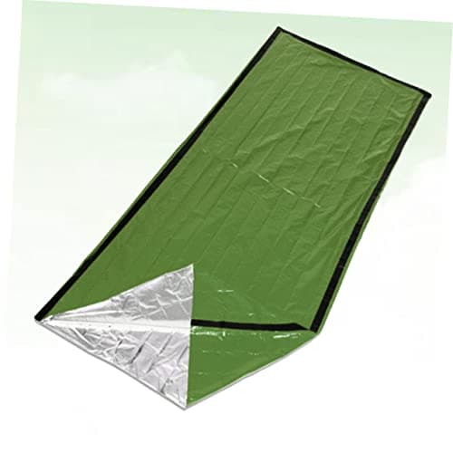 iplusmile Thermal Sleeping Blanket Pe Aluminum Film Survival Travel Bag for Outdoor Activities and Expeditions, Easy to Carry Anti-cold Sleeping Blanket Keeps Warm for Winter and Autumn — view 4