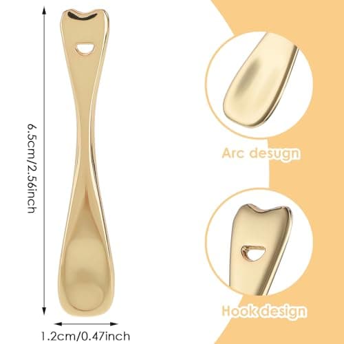 Sibba Face Spatula Lip Mask Applicator 3 PCS Skincare Makeup Spoons Small Facial Make Up Scoop Tool Mini Spoon Multi Skin Care Lotion Cream Stick Tiny Scoop Cosmetic Foundation Cosmetics Beauty — view 2