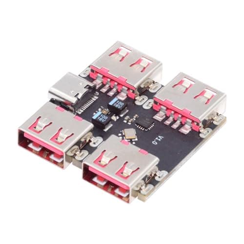 Yominerr USB 2.0 to 4 Channels Ways Hub USB2.0 Splitter USB2.0 4-Port Controller Expansion Module