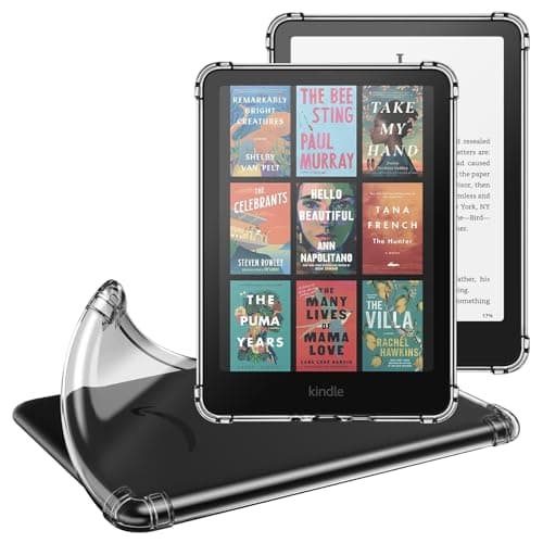 MoKo Case for 7" Kindle Paperwhite 12th Gen 2024 & Kindle Colorsoft, Clear