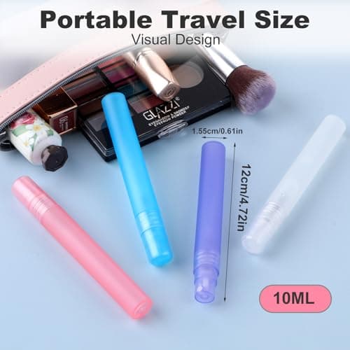 Amaxiu Mini Portable Spray Bottles, Refillable Perfume Bottle Travel Size — view 3