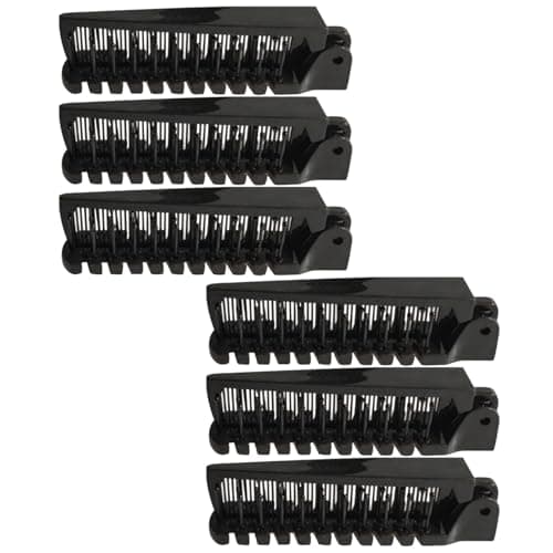 WHAMVOX 6pcs Folding Hair Brush and Comb Set, Dual Function Collapsible Plastic Travel Hair Brushes, Compact Anti-static Pocket Combs for Business Trips and Travel