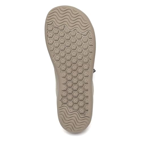 HOBIBEAR Unisex Wide Toe Trainers for Men Women Outdoor Trail Running Minimalist Walking Shoes Lightweight and Breathable Beige Brown — view 4