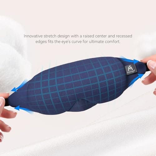 Mavogel Cotton Sleep Mask with Updated Bending Nose Design, 100% Handmade — view 5