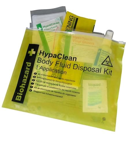 Safety First Aid HypaClean Body Fluid Disposal Kit, Single Application