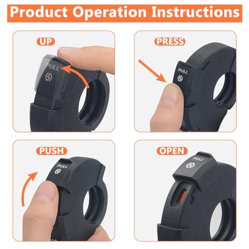 Motorcycle Charger 18W QC3.0 USB and 30W PD Type C Dual USB Port Waterproof Motorbike Phone Charger 12V USB Socket Adapter with 5A USB C to USB C Spring Cable Cable — view 6