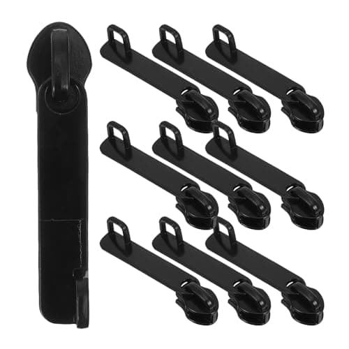 BUGUUYO 10pcs Zipper Pull Replacement for Backpack Travel Bags Quick Release Zipper Head Repair Pull Easy Grip Travel Accessory