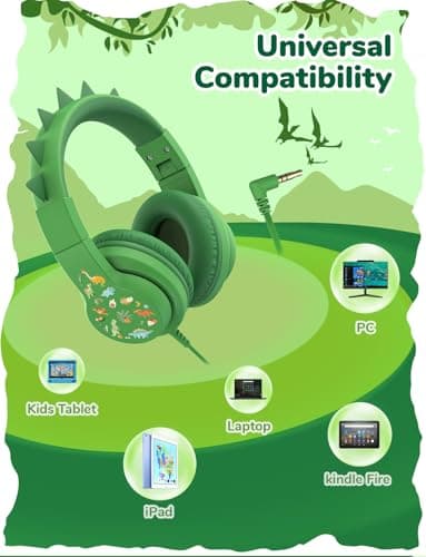 iClever HS19S Kids Headphones Wired 3.5mm, Childrens Headphones for Kids — view 5