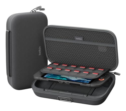 Belkin Gaming Case Pro for Nintendo Switch 2 with 10K Power Bank - Charcoal