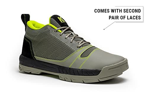 Kujo Yardwear | Yard Shoe | Water Resistant and Slip Resistant | Breathable Outdoor Shoe, Grey/Green, 8.5 UK — view 5