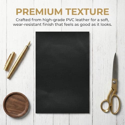 Novocloud 6 Pieces Premium Leather Repair Kit Self Adhesive, 20x30cm Faux Leather Patches for Sofas, Car Seats, Furniture Waterproof Vinyl Repair Tape — view 4