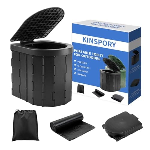KINSPORY Portable Toilet, Camping Toilet, Camping WC