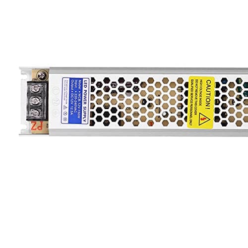 Cocoarm Regulated Switching Power Supply, Aluminum Alloy Voltage Converter 150W 12.5A AC to DC for LED Strip Light Bar Signboard Fabric Light Box Use (WCB-12V-150W) — view 3