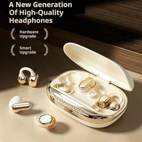 3-in-1 Bluetooth Wireless Earbuds Open-Ear Clip-On & Mini Sleep Headphones — view 4