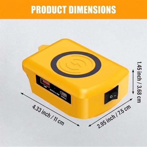 Wireless Battery Adapter compatible with DeWalt 18V/20V Batteries — view 6