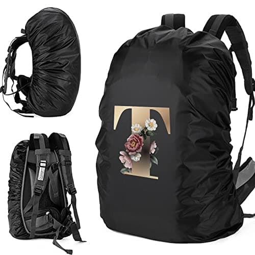 Waterproof Backpack Rain Cover, Rucksack Cover Waterproof Snowproof Backpack Rain Cover for for Hiking, Camping, Traveling, Outdoor Activities (gold T, 35L) — view 3
