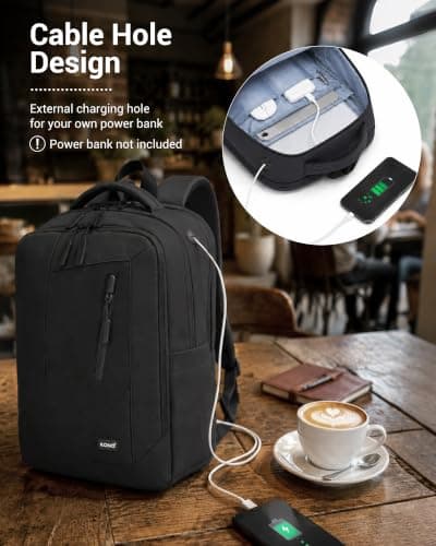 Kono Laptop Backpack 15.6 Inch Lightweight Rucksack School Bag — view 4