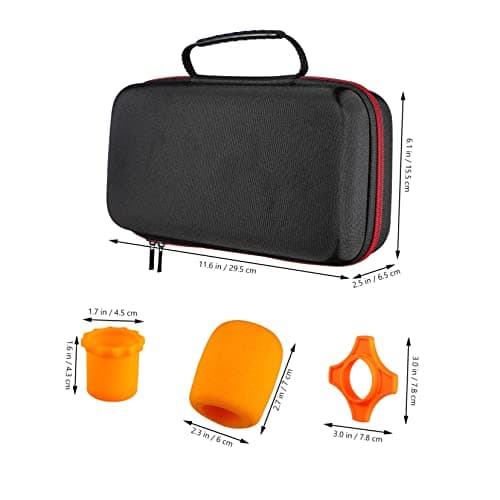 FUNOMOCYA Microphone Case Bag Set, Large Capacity Oxford Cloth Storage — view 3