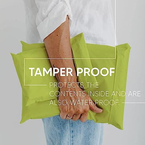 Venuscello® 50 x Mailing Bags Green Polythene Postage Postal Mailers 9" x 12" for Shipping Parcel Packing — view 3