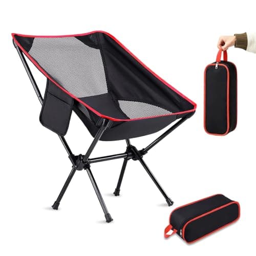 Folding Camping Chair, Portable Lightweight Camping Chair with Carry Bag