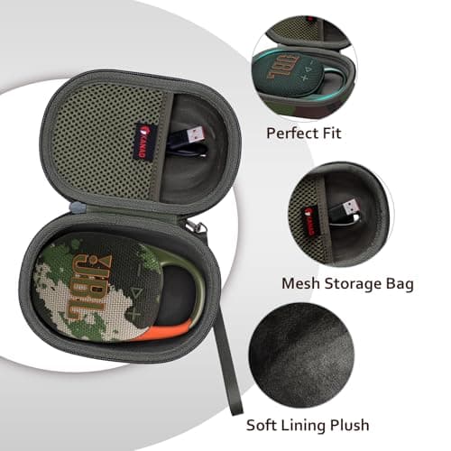 XANAD Case for JBL Clip 5/4/Soundcore Select 4 Go Ultra Speaker (Camo) — view 6