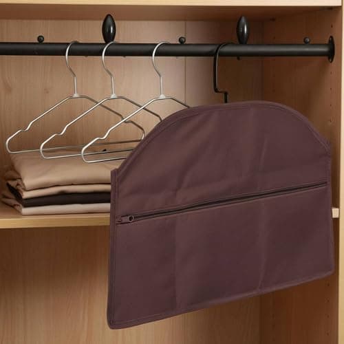 perfeclan Concealed Storage Pouch Hanging Organizer Pocket Holder Wallet Document Case In 600D Oxford For Closet Wardrobe Luggage Travel Suitable for home storage travel packing hotel stays, Beige — view 6
