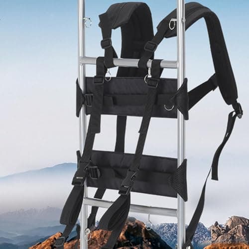 MotiveTech Heavy-duty Carrying Backpack Frame, Aluminum Nylon Carrying, Lightweight, Practical Equipment, Foldable Bag Frame for Outdoor Activities, L — view 3