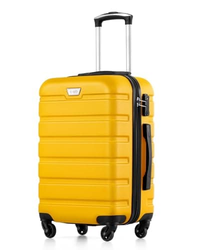 COOLIFE 20 Inch Carry On Suitcase for EasyJet, ABS+PC, Hardshell, Durable