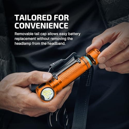 OLIGHT Perun 3 Head Torch Rechargeable, 3000 Lumen with White and Red Light — view 6
