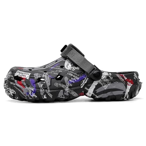 Men's Summer Camouflage Garden Clogs: Anti-Slip EVA Slip-on Sandals - Breathable Comfortable Mules Shoes - Outdoor Indoor Casual Slippers for Younger — view 4