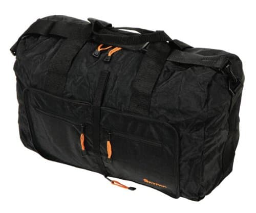 SKYPAK (02) 53CM ONBOARD SIZE FOLDING TRAVEL BAG IN BLACK — view 3