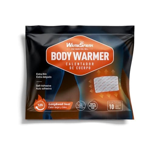 WarmSpark Body Warmers with Adhesive - Heat Warmer Patch Disposable Air Activated Hot Warmers - Up to 12 Hours of Heat - WarmSpark (10 Packs) — view 3