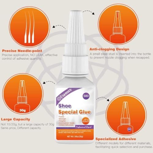 30g Shoe Glue - Professional Grade Super Shoe Fix Adhesive — view 5