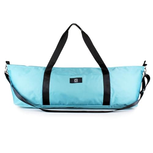 DOJA Barcelona Yoga Mat Bag Large XXL Durable - Turquoise Blue - Yoga Gym Bag and Pilates Bag with Integrated Pockets, Spacious Interior, Carry Handles and Adjustable Shoulder Strap for Easy Transport — view 2